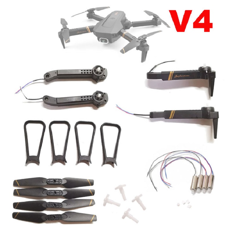 Rc Helicopter Coaxial - ドローン4d-v4 wifi fpv rc,クワコプター,プロペラブレード,アーム,エンジン,スペアパーツ