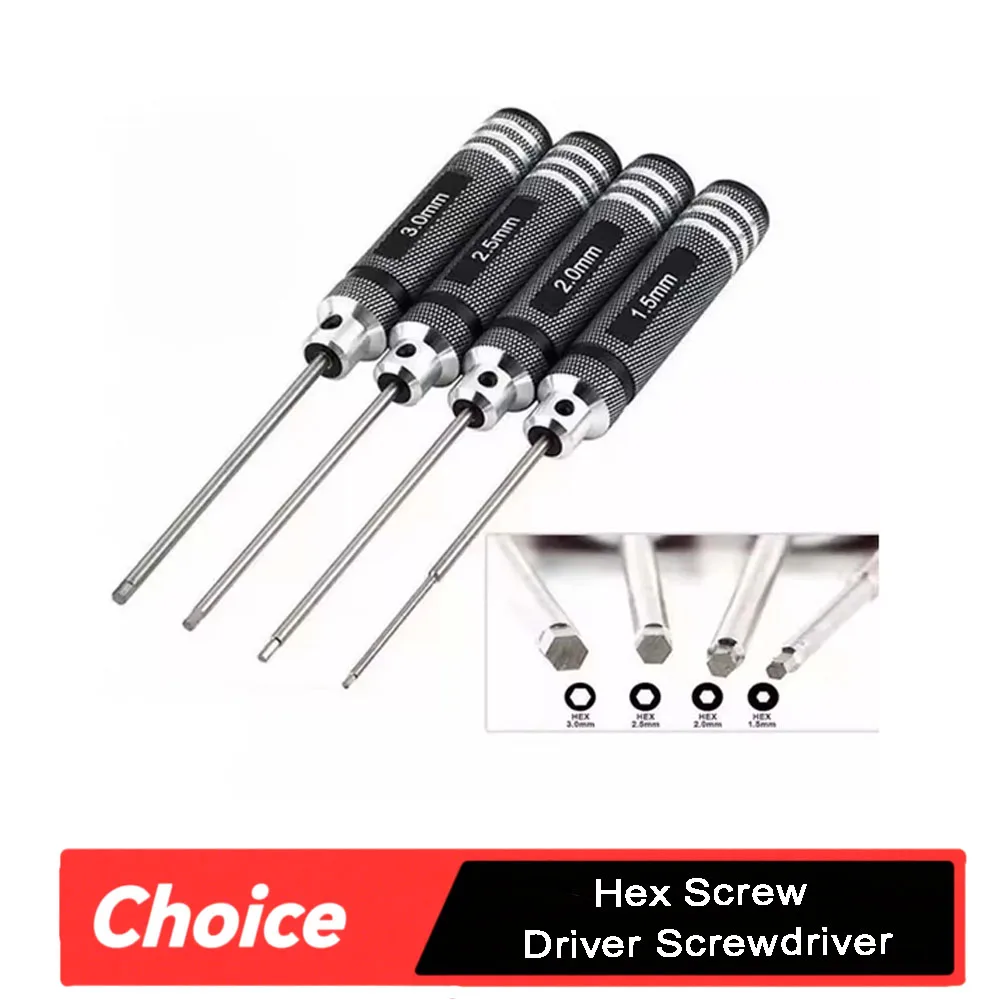 Rc Helicopter Tool Kit - 六角レンチセット 1.5/2.0/2.5/3.0mm - FPVドローン、ヘリコプター、自動車、ボート用マルチツール - 修理キット