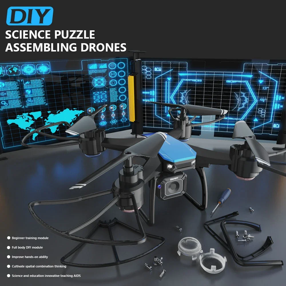 JJRC H108 DIY 教育用組み立てミニドローン イン - Rc Helicopter Case のレビューと価格