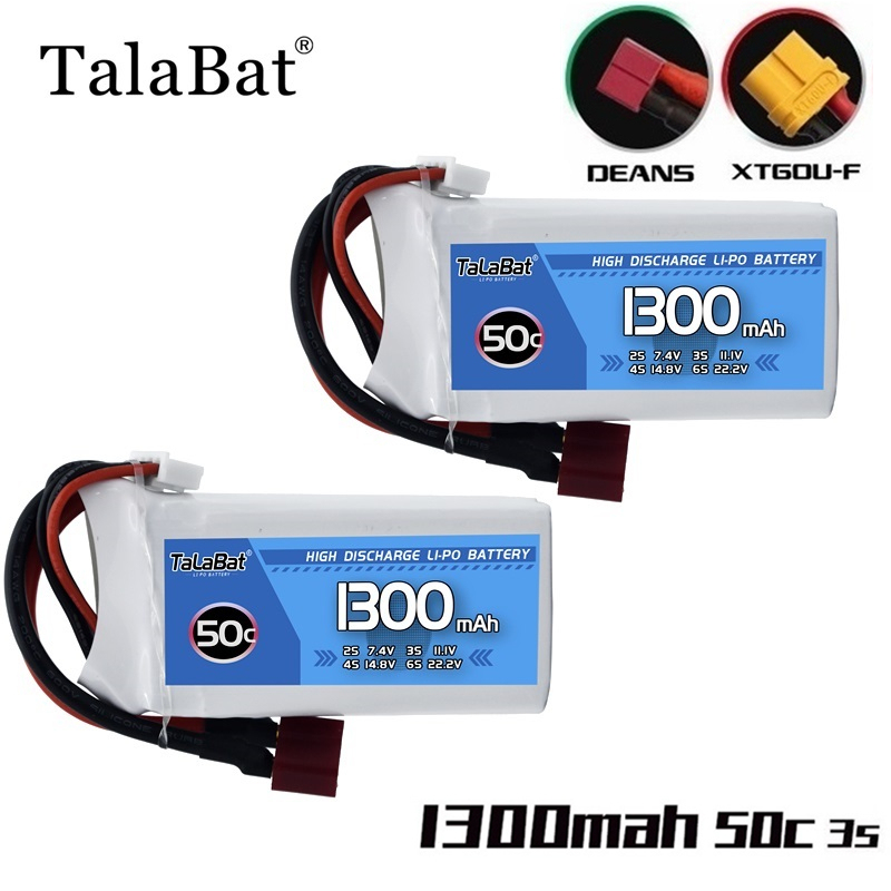 新しい 11.1V 1300mAh 50C リポバッテリー  - Rc Helicopter Coaxial のレビューと価格