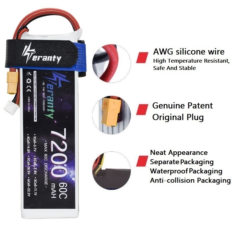 アップグレード 7200MAH 7.4V 60C LiPo  - Rc Helicopter Coaxial のレビューと価格