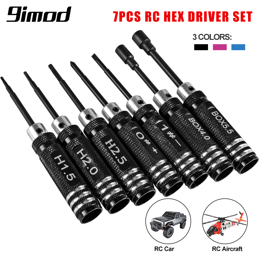 9IMOD RC 六角ドライバーセット金属ドライバーツール六 - Rc Helicopter Tool Kit のレビューと価格