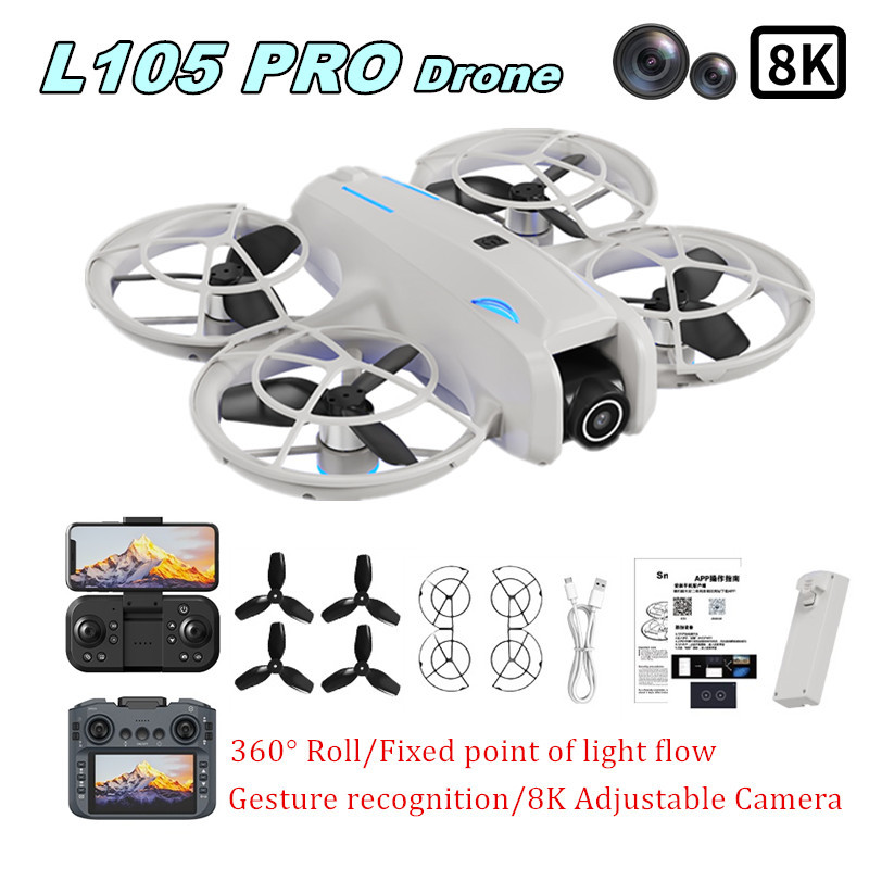 L105 PRO ドローン デュエル 8Kレンズ 完全衝突防 - Rc Helicopter Case のレビューと価格