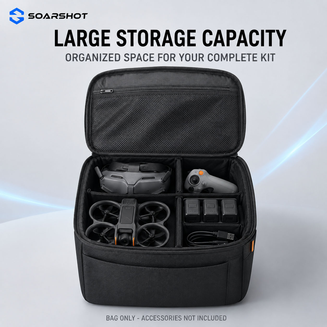SOARSHOT DJI Avata 2 ゴーグル3用キャリ - Rc Helicopter Bag のレビューと価格